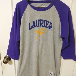 Men's Laurier Champion 3/4 Sleeve size Large